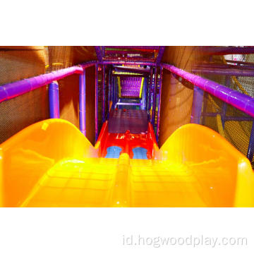 Slide Peralatan Taman Hiburan Indoor Playground
